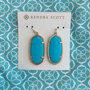 🦋•BRAND NEW!•KENDRA SCOTT TURQUOISE EARRINGS•